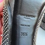 Saint Laurent women’s studded Janis black leather pumps size IT 36.5 US 6.5 Photo 15