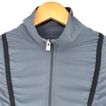 LIJA | Women's Small | Steel Blue Long Sleeve Ruched Athletic Golf Tennis Jacket Gray Photo 1