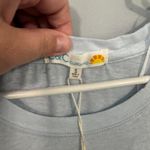 C&C California NWT  Light Blue Anchors Everyday Scoop Tee Shirt Womens Size Small Photo 5