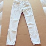 AGOLDE  ankle skinny distressed jeans, white, size 26 Photo 3