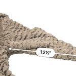 Cynthia Steffe ruffled faux fur beige tan winter coat size medium EUC Photo 4