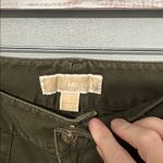 Michael Michael Kors Olive Green Utility Skinny Pants Size 2 Photo 2