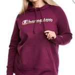 Champion 3X ® Powerblend Classic Graphic Hoodie BNWTS $55.00 Dark Berry Photo 0