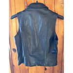 wilson's leather Vintage Women's Large Wilson's Black Leather 90s‎ Y2K Vest Photo 1