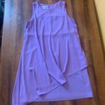 London Times  Dress 12 Lilac Purple Sleeveless Lined Asymmetrical top layer Photo 0