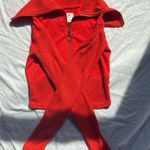 Urban Outfitters Red Haywood Fitted Zip-up Jacket Photo 3