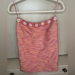 Ricky Freeman for Teri Jon tweed beaded pencil skirt size 6 Pink Photo 0