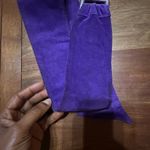 Astor Germany Purple vintage suede belt Photo 9