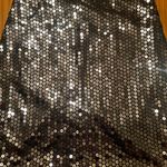 Cache  Black Sequin Encrusted Lined Mini Pencil Skirt Size Small Vintage 1970s‎ Photo 3