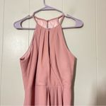 BHLDN   Macro Blush Pink Slit Maxi Gown Bridesmaid Dress Size Medium Photo 2