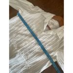 JILL McGOWAN White Poplin Shirt or Light Jacket Button Down Blouse Top S Small Photo 6