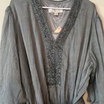 Badgley Mischka  Beaded Tunic Blouse Photo 6