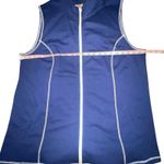Quacker Factory Women's Navy Blue Vest & Skort Set Size XL Rhinestone Zip NWT Photo 5