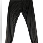 SANTINY Women's Faux Leather Leggings Pants Stretch High Waisted Tights Black Size XXL Photo 4