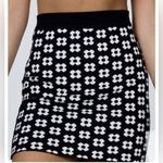 Princess Polly Adora Mini Skirt in Black with White Flowers Photo 0