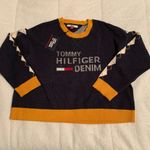 Tommy Hilfiger Women’s  Denim Argyle Sweater Photo 3