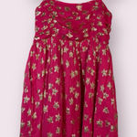 Ciebon Hot Pink and Gold Metallic Star Mini Dress Size Small Photo 0