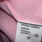 Pink Cardigan Dress with White Trim Size M Photo 7