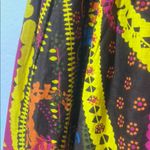 Vibrant‎ Multicolor Paisley Dress 100% cotton Black Size undefined Photo 4