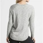 Athleta  Mindset Sweatshirt Sweater‎ Top Marl Grey Heather Sz S Photo 2