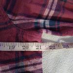 Garage  Women's Plaid Flannel Shirt Hoodie Boyfriend Fit Sz SP Photo 12