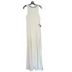 Mac Duggal  Size 6 49093 White Embellished Neck Sleeveless Trumpet Gown NWT FLAW Photo 5