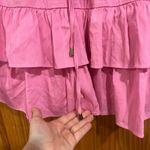 Entro New with Tag  Bubblegum Pink Tiered Cotton Mini Preppy Skirt Size Small Photo 1