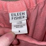 Eileen Fisher  Size M Wide Leg Pants Pink Irish Linen Beach Vacation Lagenlook Photo 6