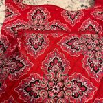 Vera Bradley  Red Bandana Quilted Adjustable Cross Body Bag Photo 7