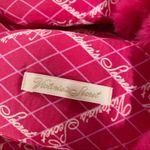 Victoria's Secret Victoria’s‎ Secret Pink Diamond Outline Print Fuzzy Trim Slippers Size L Photo 1