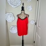 The Limited NWT  Red with Black Crochet Detailing Camisole, Brand New, Size 1X Photo 1