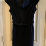 Calvin Klein  Black Belt Waisted Dress Photo 0