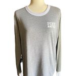 Victoria's Secret -PINK NATION-LONG SLEEVE GRAY TOP-SIZE LARGE Pink Nation logo on front and large Pink Nation on the back. Excellent condition Mead: Bust: armpit to armpit 22 inches Length: shoulder seam to bottom 25 1/2 inches Photo 0