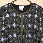 VTG Stenay Women’s Silk Beaded Floral Embroidered Hook Photo 1