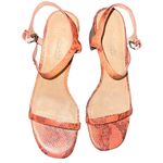 Madewell ✨ HP✨NWOT✨The Hollie Ankle-Strap Sandal in Snake Embossed Leather✨ Photo 8