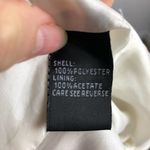 Carmen Marc Valvo  Pleated Cocktail Party Halter Dress Black White Beaded Size 4 Photo 13