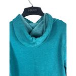 Aeropostale New York 87 Cropped Teal Blue Hooded Pullover Sweatshirt S Photo 2