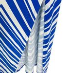 La Blanca  Archistripe Swim Cover Up Maxi Dress Blue MISSING BELT Size M NWT Photo 8