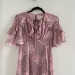 Gal Meets Glam Shelby Cottagecore Maxi Dress In Soft Mauve Size 2 New Photo 5
