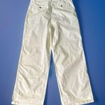Gap Womens sz 16 Tall High Rise Pleated Wide Leg Khakis Chinos Off White Pants Photo 7