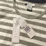 Joan Vass NWT Petites Women's Stripe Cotton Midi Dress Photo 5