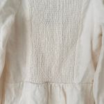 Farm Rio Embroidered Scalloped Premium Linen Mini Dress, Size S Photo 12