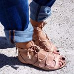 ZARA ✨ Gladiator Lace Up Flats Sandals✨ Photo 0