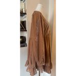 Free People  Estella Velvet Mini Dress In Rose Pearl Size Medium NWOT Photo 5