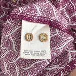 Anthropologie Like New Maeve Orli Bibbed Button Down Top Large Photo 5