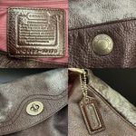 Coach Vintage Y2K  10170 Chelsea Metallic Distressed Pebbled Leather Hobo Bag Photo 11