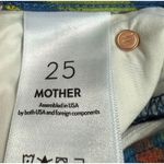 NWT MOTHER The Mid Rise Dazzler Cropped Jeans Blue Floral Mid Rise Sz 25 $228 Photo 9