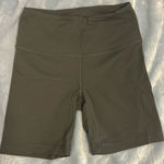 90 Degrees by Reflex 90 Degree by Reflex Grey Biker Shorts High-Waisted Photo 0