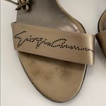 Giorgio Armani  metallic dress sandals shoes size 36 6 Italy  RARE HTF Designer Photo 6