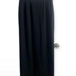 Adrianna Papell Evening Essentials Long Black Crepe Skirt Womens sz 6 NWT Photo 0